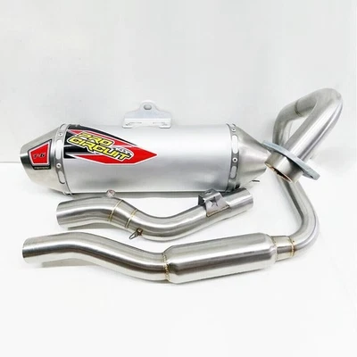 Racing Full System Exhaust Pipe Kit Pro T-6 FOR KAWASAKI KLX230L KLX230R - Image 1 of 4