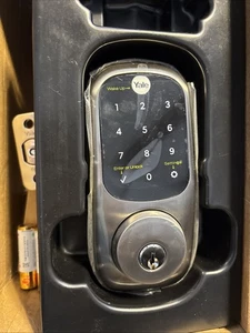Yale Assure Riegelschloss Touchscreen, Satin Nickel, Digital Smart Türschloss - Bild 1 von 2