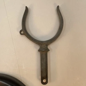 VINTAGE verzinkte Ruderschleusen Maritim Boot Ruderhalter Bergungszustand - Bild 1 von 6