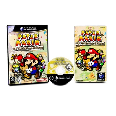 Nintendo Gamecube Spiel Paper Mario die Legende vom Äonentor in OVP und Anleitun - Bild 1 von 2