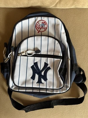 New Yankees MLB Genuine Merchandise Mini Backpack w/Zipper and Adjustable Strap - Image 1 of 4