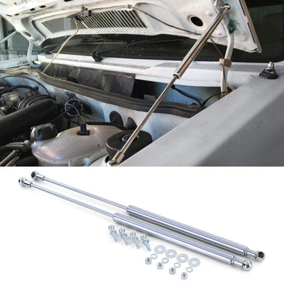 Motorhaubenlifte Dämpfer Chrom Paar für VW Golf 1 Limousine Cabrio 74-93 - Bild 1 von 4