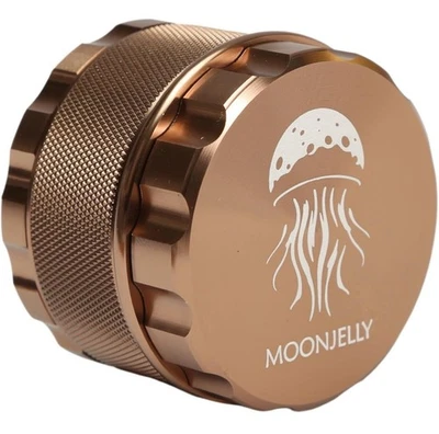 MOONJELLY 2.5" Grinder Mill | Quick-Turn Aluminum (Brown) - Image 1 of 4