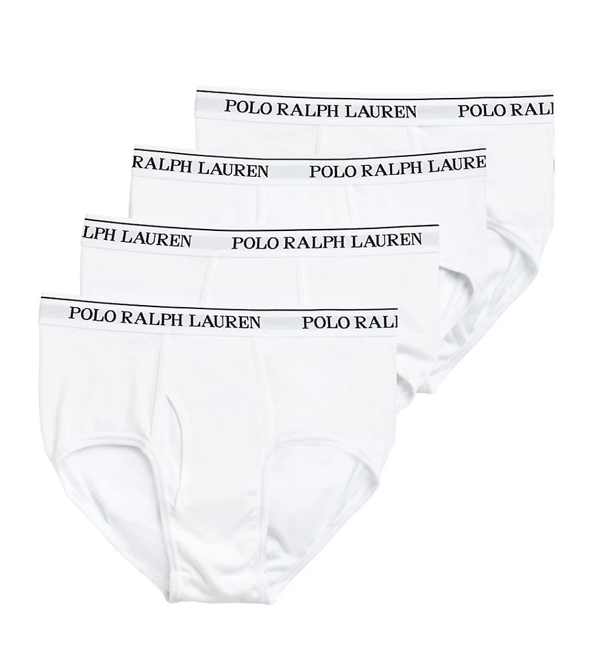 Polo Ralph Lauren NCF3P4 Calce Clásico Algodón Tiro Medio Calzoncillos - Paquete de 4 Foto 1 de 1