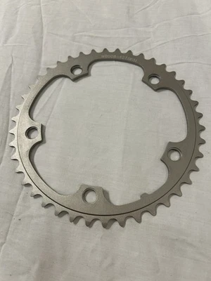 FSA 130mm BCD 42t Chainring Outer Silver Alloy WBO08-42TOF/H Bike Cycling Road - Image 1 of 4