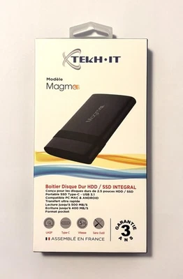 External SSD Hard Drive Enclosure | USB-C USB3.1 | 2.5" HDD Quality Enclosure - Image 1 of 4