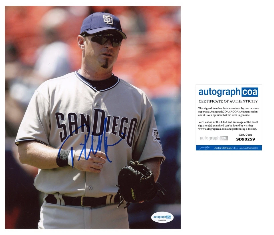 Phil Nevin Autographed Signed  8X10 Photo ACOA CERTIFIED PADRES CUBS - Image 1 of 1