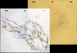 HAJIME NO IPPO TAKESHI SENDO Szene Anime Original Cel Production Painting Rare - Bild 1 von 2