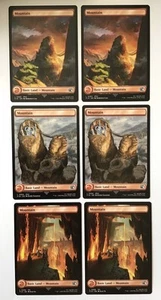 Full Art Land x 6 ~ Mountain ~ Final Fantasy ~ Magic the Gathering ~ Mtg - Picture 1 of 1