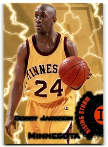 1997-98 WHEELS ROOKIE THUNDER TAKE II RISING STORM BOBBY JACKSON RC MINNESOTA