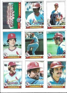 1979 Topps St. Louis Cardinals komplette Baseballkarte Team Set (26 Diff) - Bild 1 von 3