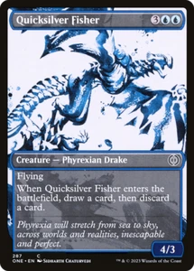 x1 Quicksilver Fisher ONE MTG 287/271 SHOWCASE COMMON M/NM 1x - Picture 1 of 1