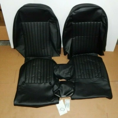 New Seat Cover Kit Seat Upholstery Set for Triumph Spitfire 1973-1980 Black  - Image 1 of 2