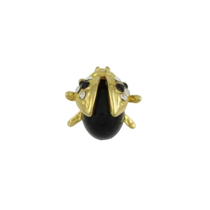 Kleine schwarze Marienkäfer Anstecknadel - RSP70ABK - Bild 1 von 2