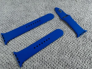 Apple Watch Compatible Band 49mm, 45mm, 44m & 42mm Epic/Classic Silicone/Royal - Zdjęcie 1 z 1