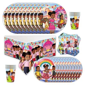 Gracies Corner Party Zubehör Set Teller Tassen Tischdecke Servietten Geburtstag Deko - Bild 1 von 6