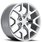 20" Gmc Sierra Wheels Fr 44 Silver Oem Replica Rims