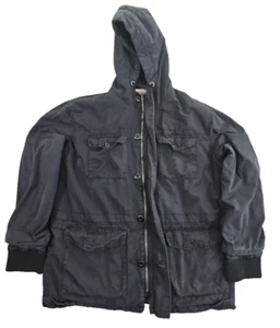 Converse One Star Coat Men's Size XL Full Zip & Button Five Pockets Hooded Y2K - Picture 1 of 19