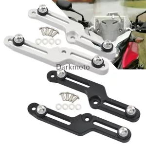 Chrome/Black Windshield Bracket Windscreen Adjuster For HONDA CB500X 2017-2020 - Picture 1 of 14