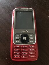 Samsung Rant M540 Red Sprint 3G Slider Full QWERTY Keyboard Phone Parts Only.