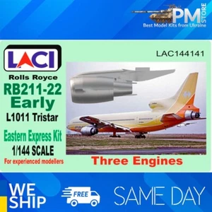 Laci 144141 1/144 RR RB211-22 EARLY for Lockheed L1011 Tristar Engines 3 pcs kit - Picture 1 of 8
