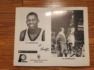 Al Harrington Original Team Issued Photograph Indiana Pacers Promo 8x10 - Imagen 1 de 1