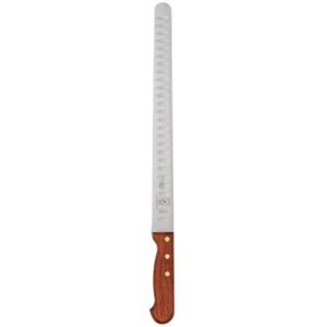 Mercer Culinary Praxis Granton Edge Slicer Knife Rosewood Handle (select size) - Picture 1 of 8