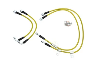 ISR Stainless Steel Braided Front & Rear Standard Brake Lines Set for 350z Z33 - Picture 1 of 4