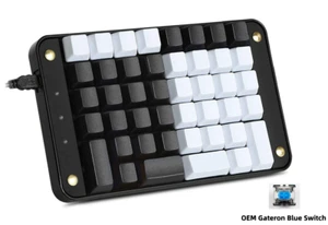 Teclado mecánico para juegos 44 teclas programables OEM interruptor azul Gateron - Imagen 1 de 5