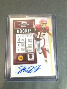 F161,702 2020 Panini Contenders Optic #204 Steven Sims Jr. AUTO REDSKINS RC - Picture 1 of 1