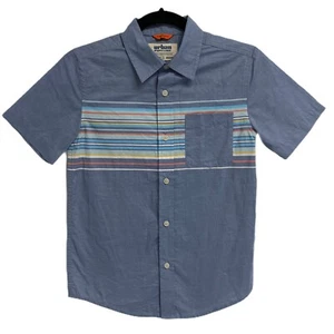Urban Pipeline Max Wear Youth Boys Blue Shirt With Colorful Line Size M - Picture 1 of 8
