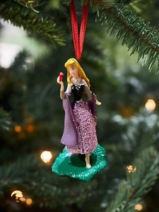 Dornröschen Aurora Bruyère Rose Glitzer 2" Ornament PVC Figur Charm Schlenker - Bild 1 von 5