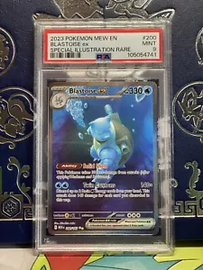 2023 Pokemon Mew EN - 151 200 Blastoise EX Special Illustration Rare PSA 9 - Bild 1 von 2