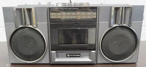 Hitachi TRK-6820H AM/FM Stereo Radio Cassette Recorder Boom Box/Ghetto Blaster - Picture 1 of 5