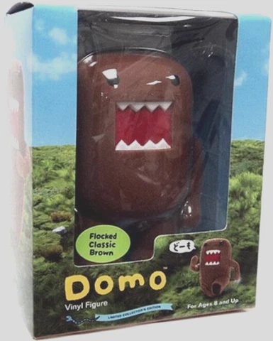 Domo Kun 8" Classic Brown Flocked Vinyl Figure Dark Horse Limited edition rare Cover