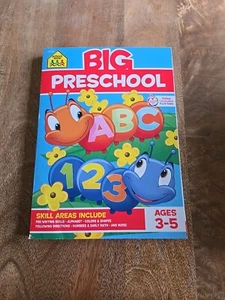 School Zone - Big Preschool Workbook - Ages 4 and Up, Colors, Shapes (Paperback) - Picture 1 of 3