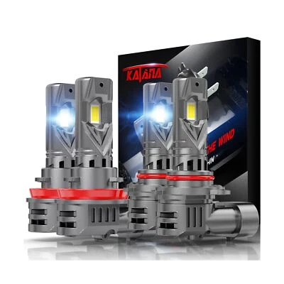 KATANA Upgraded H11 9005 LED Bulbs, 36000LM 6500K Xenon White Super Bright Mi... - Image 1 of 4