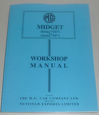 Produktbild - Werkstatthandbuch Reparaturanleitung MG TF + TD "Midget", Baujahre 1950 - 1955