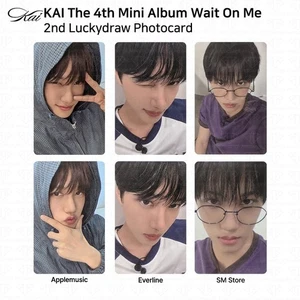 KAI The 4ht Mini Album Wait On Me LuckyDraw Applemusic Everline 2nd Photocard - Picture 1 of 13