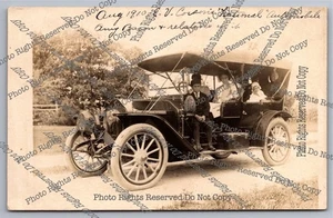 Antikes RPPC National Motor Vehicle Company Foto aufgenommen 1910 Postkarte - Bild 1 von 14