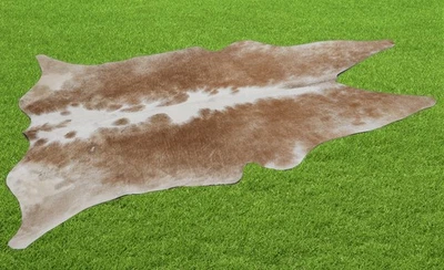 100% New Cowhide Rugs Area Cow Skin Leather (48" x 44") Cow hide SA-5611 - Image 1 of 3