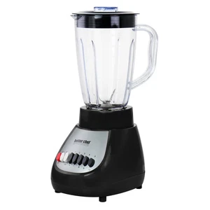 Batidora de tarros de plástico Better Chef 10 velocidades 350 vatios en negro - Imagen 1 de 1