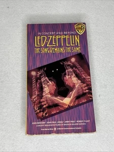 Led Zeppelin The Song Remains the Same VHS Madison Square Garden Concert 1973 - Picture 1 of 10