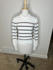 Brochu Walker Danon Taos Striped Knit Sweater S - Picture 1 of 9