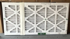 Glasfloss 14x28x1 Air Filter PACK 12 Pack MERV 13 Actual Size 13.5 x 27.5 x .75" - Picture 1 of 6