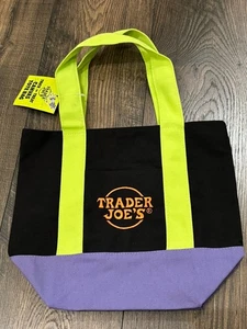 Trader Joe’s Trick Or Treat Mini Tote Bag Limited Edition Halloween / All Year - Picture 1 of 2