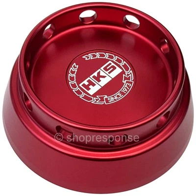 HKS 24003-LB004 Billet Oil Cap Cover Fits 20-25 Toyota GR Supra A90 A91 JDM - Image 1 of 2