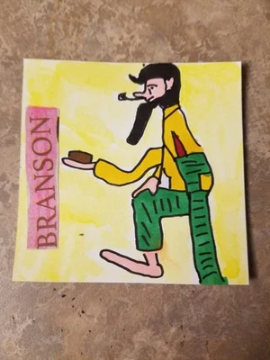 Branson MO Hillbilly 3X3 Post It Antisocial Outsider Art Mormo Zine  - Image 1 of 2