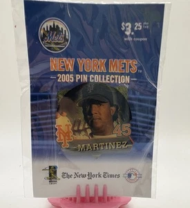 Pedro Martinez New York Mets 2005 Pin Sealed MLB NYC - Bild 1 von 3