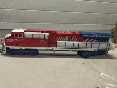 MTH 20-21935-1 Trump MAGA #2024 ES44AC PS3 LEDs Diesel Locomotive O - Image 1 of 4
